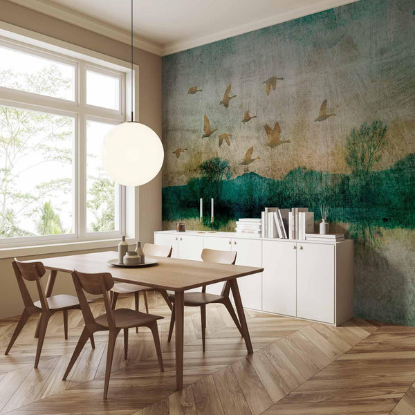 Carta da parati - Golden Ducks