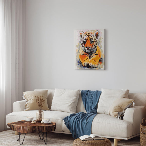 Quadro fai da te - Baby Tiger