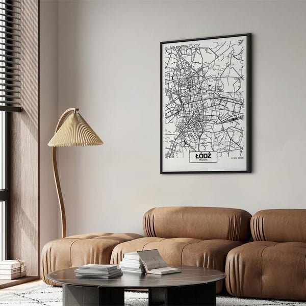 Quadro - City Plan: Lodz (1 Part) Vertical