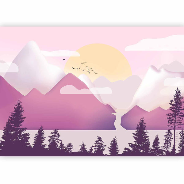 Carta da parati - Landscape at Sunset - Third Variant