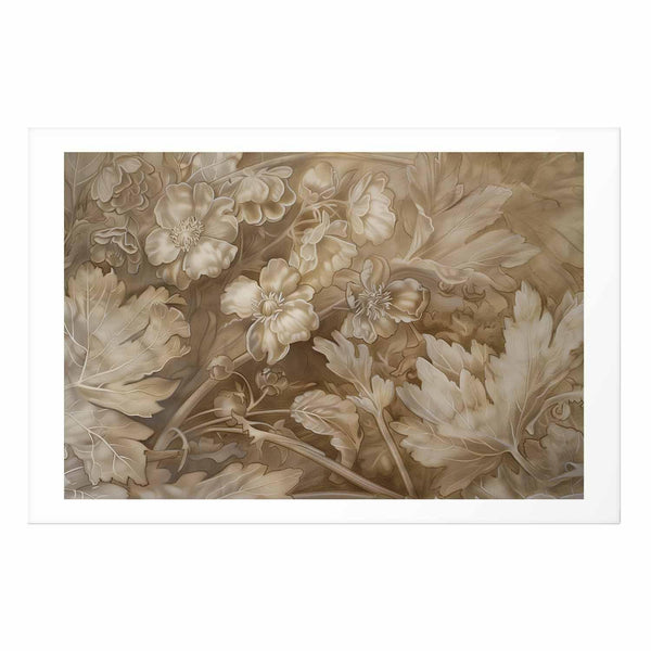 Poster - Ornamental Floral Carvings