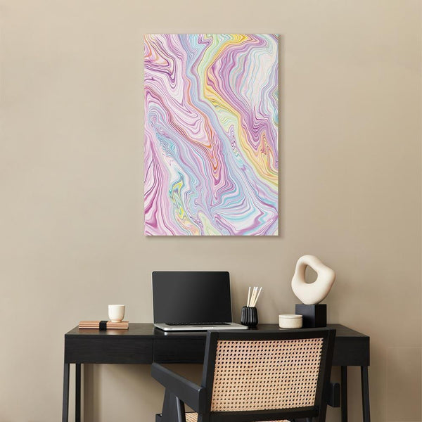Quadro - Colorful Dream - Abstract Shapes in Pastel Colors