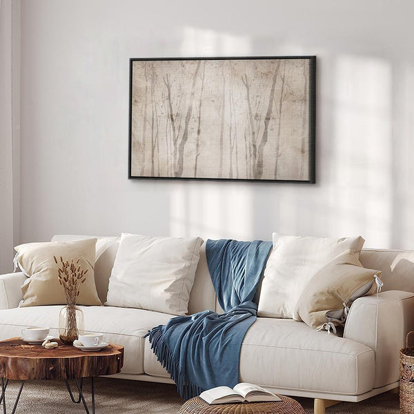 Quadro - Beige Forest of Thoughts (1 Part) Wide