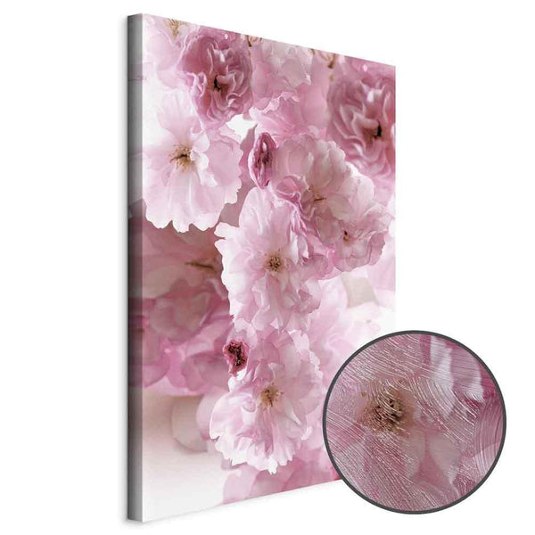 Quadro - Flowery Glamour (1-part) - Flower Petals in Shades of Pink