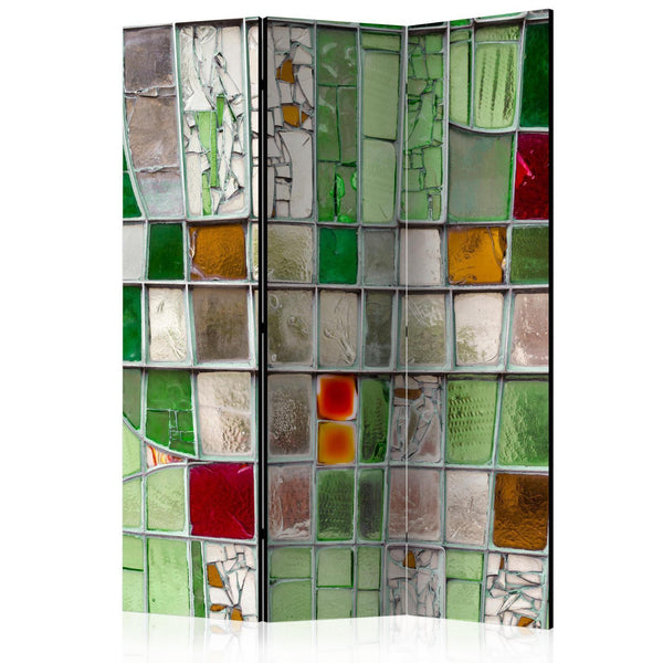 Paravento - Emerald Stained Glass