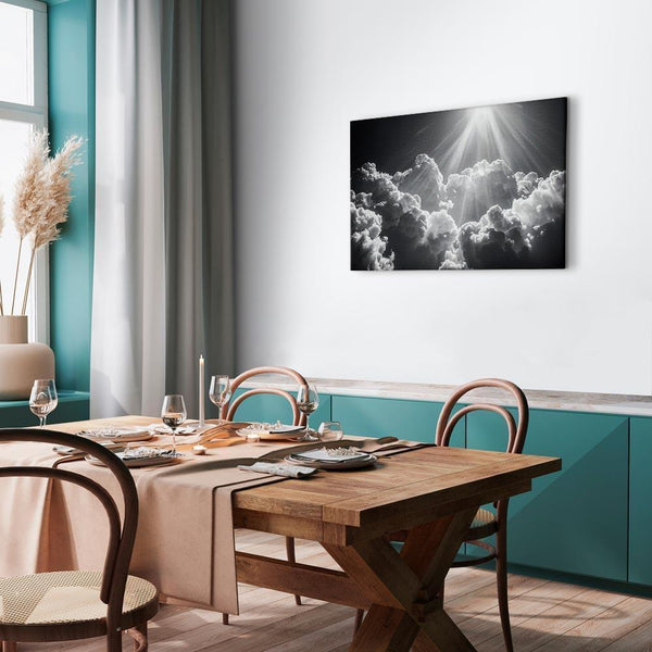 Quadro - Hope in the Clouds: Inspiring Rays of the Sun – Awaken Emotions