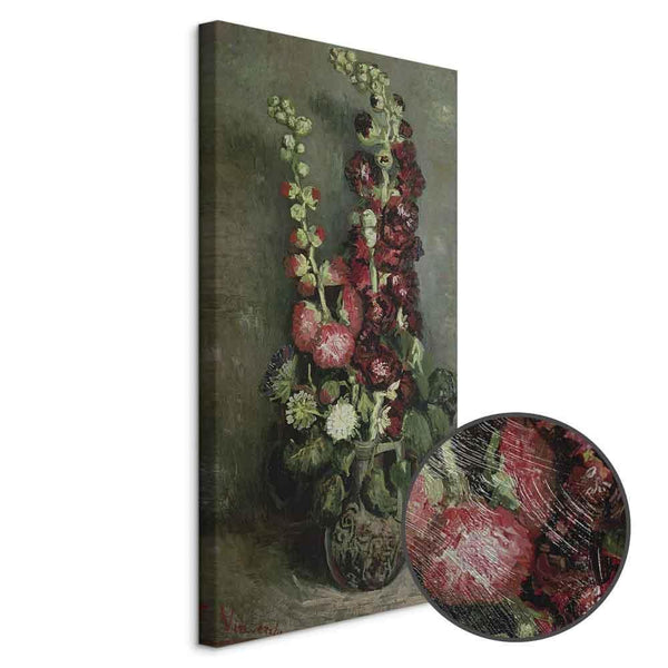 Quadro - Vincent Van Gogh – Vase of Hollyhocks