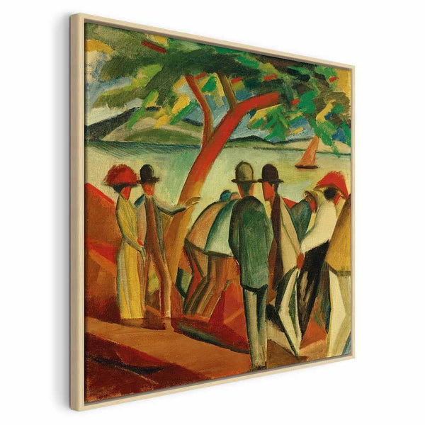 Quadro - August Macke – Spaziergänger am See