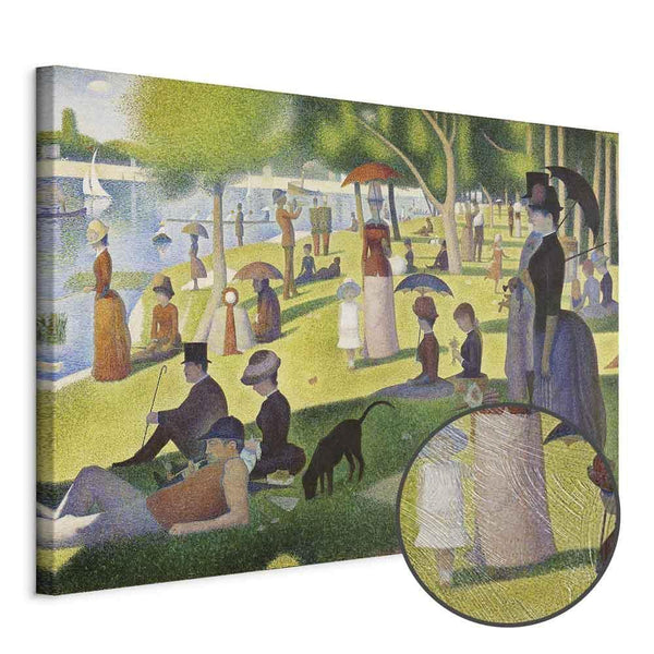 Quadro - Georges Seurat – Sunday Afternoon on the Island of La Grande Jatte