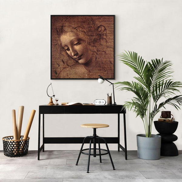Quadro - Leonardo da Vinci – Head of a Young Woman (Leda)