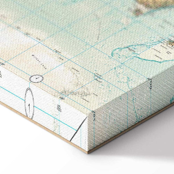 Quadro - World Map: Beautiful World
