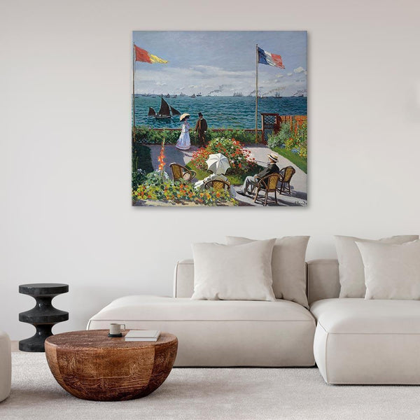Quadro - Claude Monet – Terrace at Sainte-Adresse