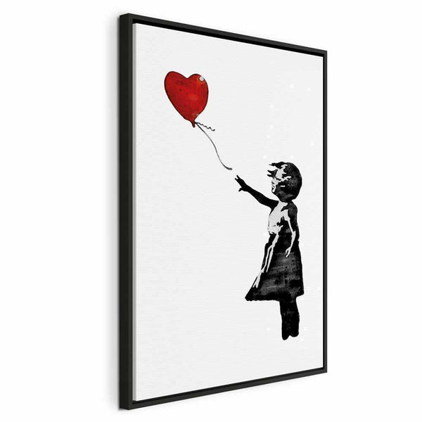 Quadro - Banksy: Girl with Balloon (1 Part) Vertical