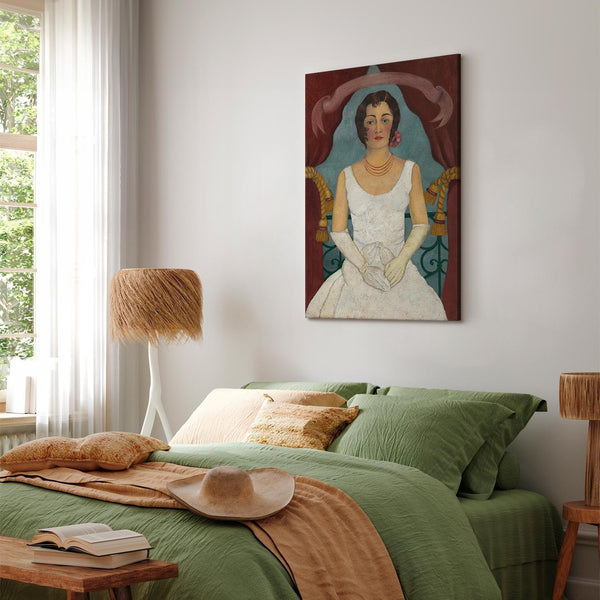 Quadro - Frida Kahlo – Portrait of a Lady in White