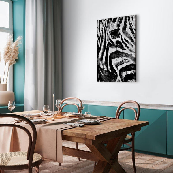 Quadro - Striped Nature (1 Part) Vertical