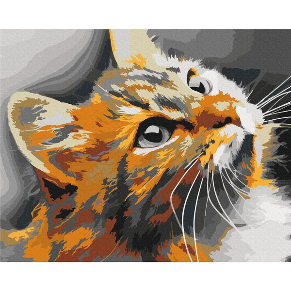 Quadro fai da te - Red Cat