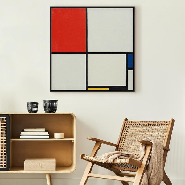 Quadro - Piet Mondrian – Composition No III, with red, blue, yellow and black