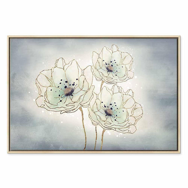 Quadro - Ocean Flowers (1 Part) Wide