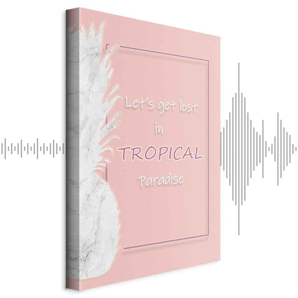 Quadro - Let's Get Lost in Tropical Paradise (1 Part) Vertical