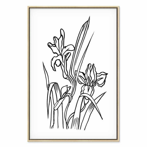 Quadro - Love Irises (1 Part) Vertical