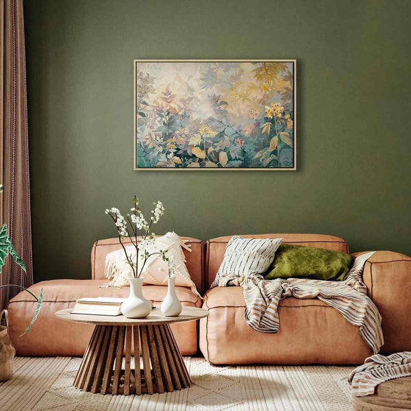 Quadro - Tapestry Pattern with a Meadow and Flowers Kilim with a Spring Motif