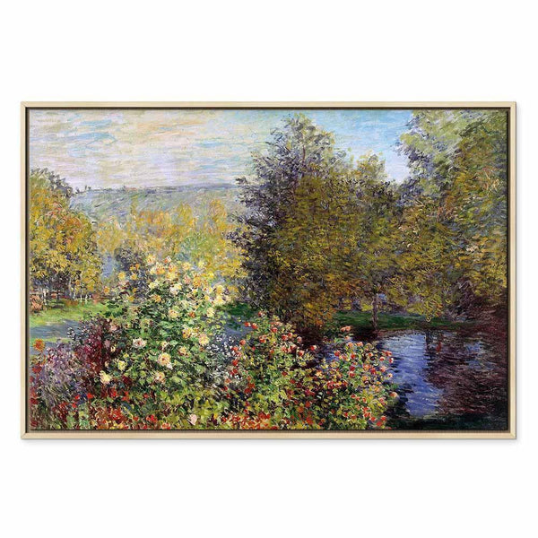 Quadro - Claude Monet – Garden at Montgeron (detail)