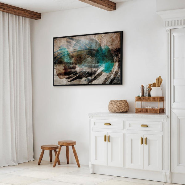 Quadro - Abstract Plume (1 Part) Wide