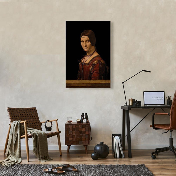 Quadro - Leonardo da Vinci – Beautiful Ferronière