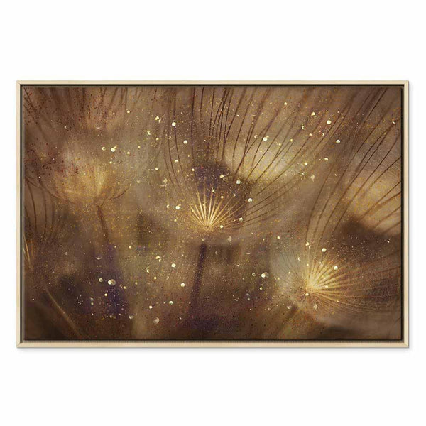 Quadro - Golden Dandelions (1 Part) Wide