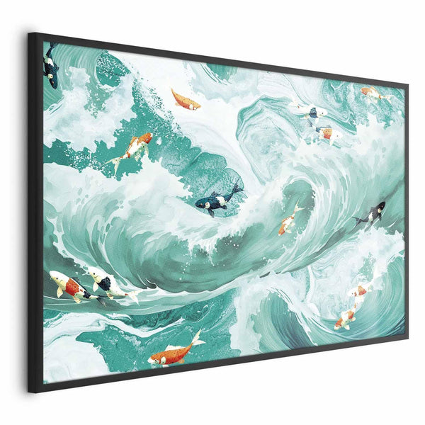 Poster - Fish and Waves