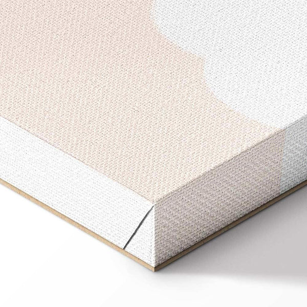 Quadro - Jumping Numbers - Numbers in a Subdued Beige-Brown Hue Among Snowflakes Stars and Clouds