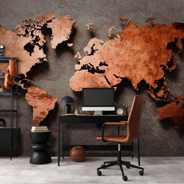 Carta da parati - Copper Map