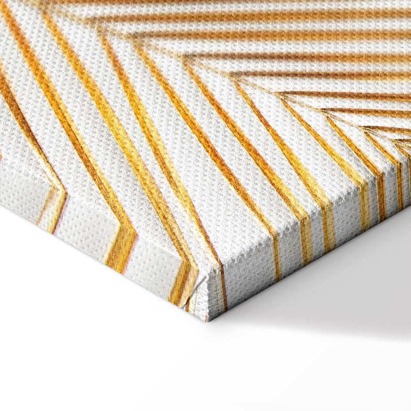 Quadro - Golden Palm Leaves (1 Part) Vertical