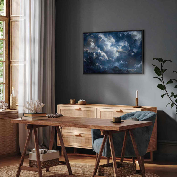 Quadro - Astronomical Wonders: Clouds and Stars in Harmonious Combination