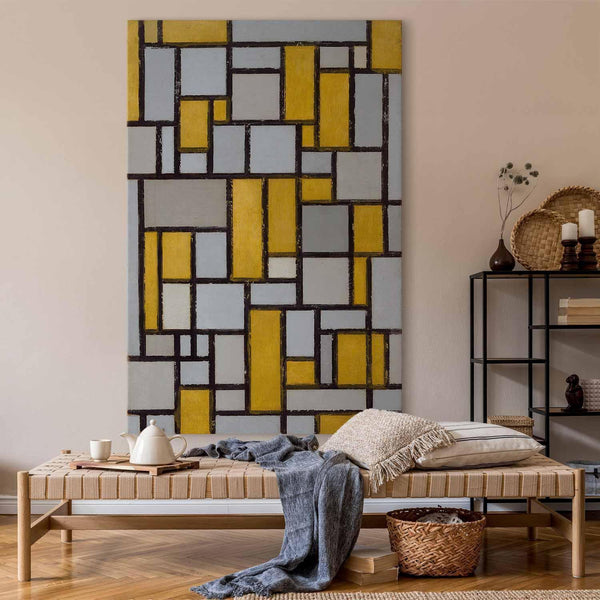 Quadro XXL - Piet Mondrian – Composition with Grid 31