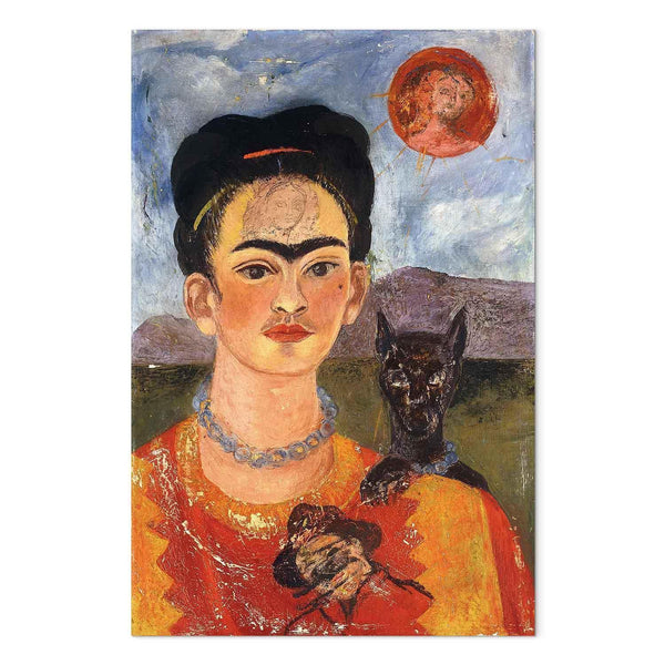 Quadro - Frida Kahlo – Self-Portrait with Diego on My Breast