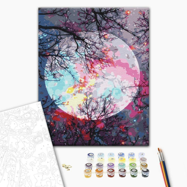 Quadro fai da te - Magical moon