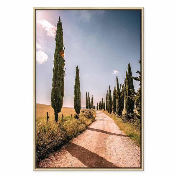 Quadro - Italian cypresses (1 Part) Vertical
