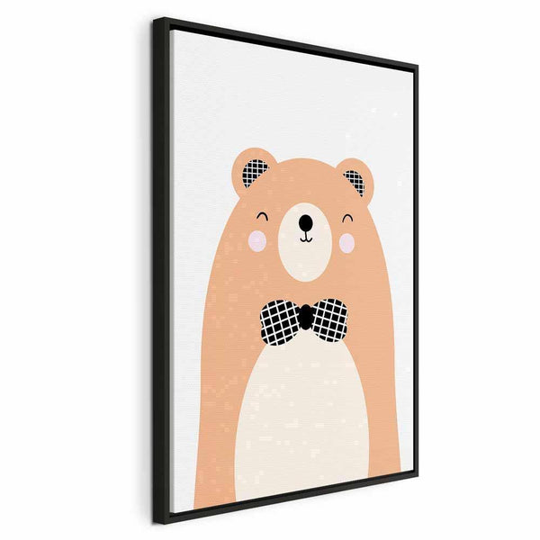 Quadro - Teddy Bear in Bow Tie (1 Part) Vertical