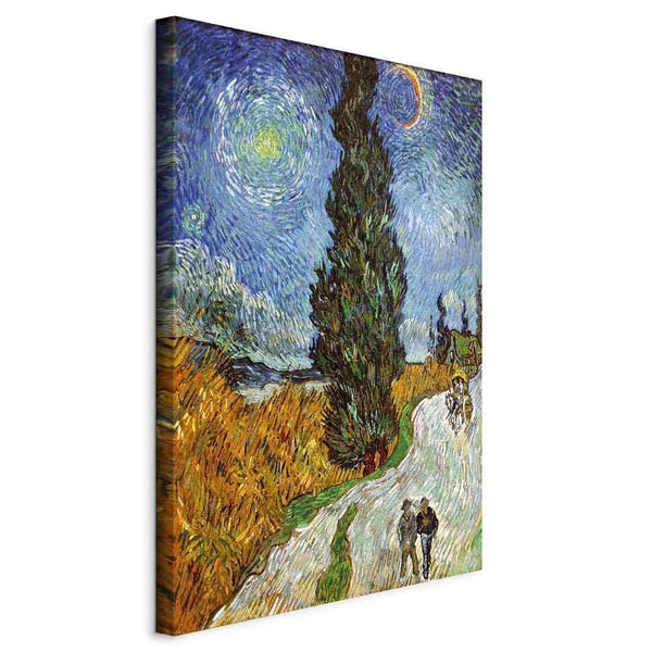 Quadro - Vincent van Gogh – Road with Cypress and Star