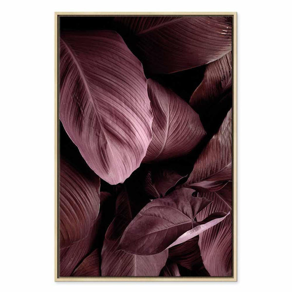 Quadro - Velvet Leaves (1 Part) Vertical