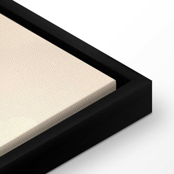 Quadro - Landscape with Trees in Illustrative Style Fairy-Tale Blue Forest