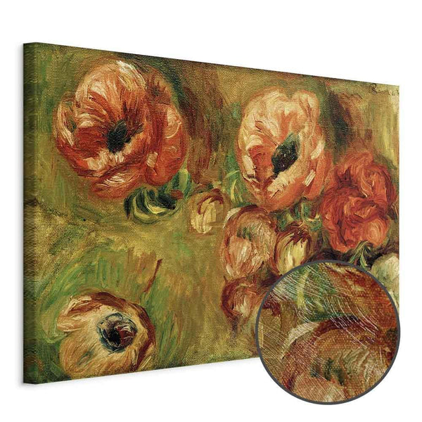 Quadro - Pierre-Auguste Renoir – Les Anémones