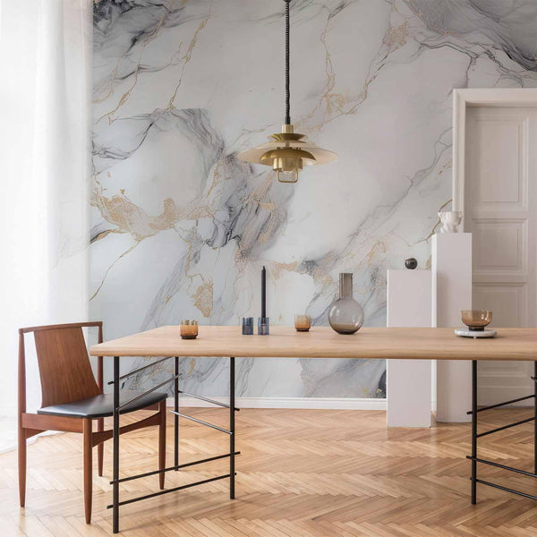 Carta da parati - Elegant Marble - Stone Structures in Neutral Colours