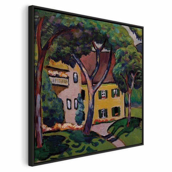 Quadro - August Macke – Staudacherhaus in Tegernsee