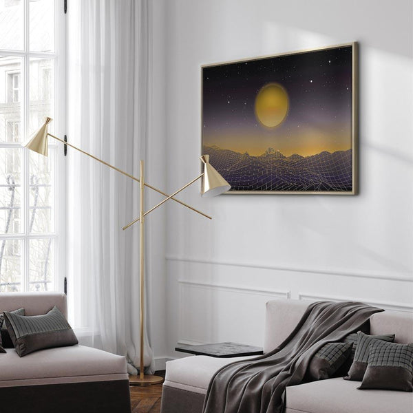 Quadro - Futuristic landscape 3 (1 Part) Wide