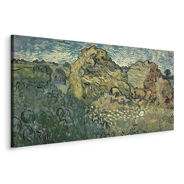 Quadro - Vincent Van Gogh – Field with Wheat Stacks
