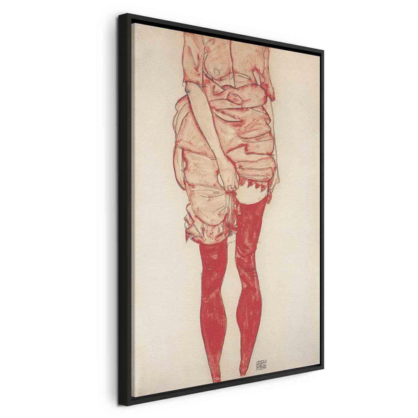 Quadro - Egon Schiele – Standing Woman in Red