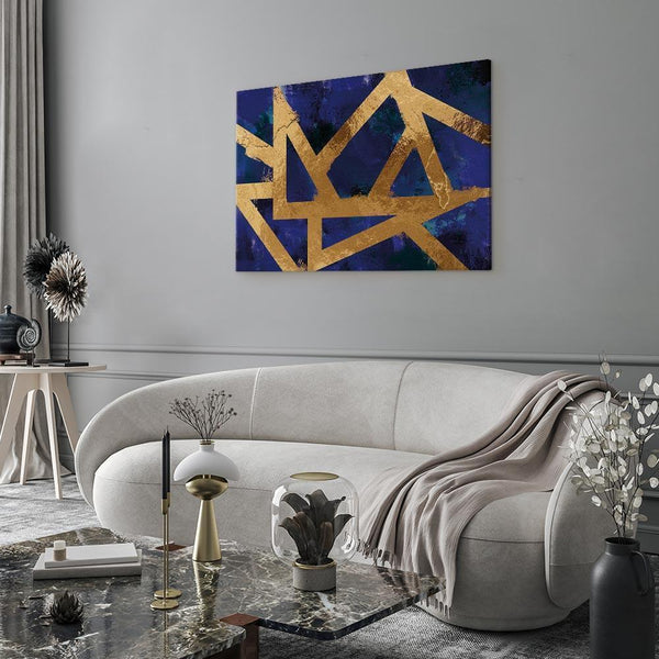 Quadro - Golden Geometry (1 Part) Wide