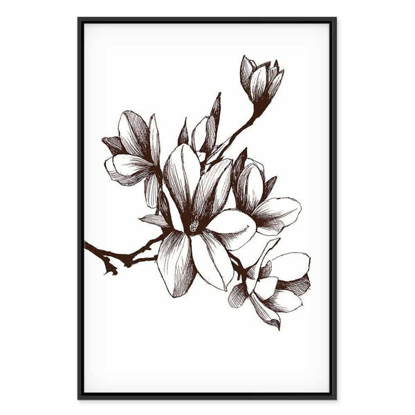 Quadro - Renaissance Magnolias (1 Part) Vertical